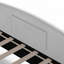 Lit tapissier à plancher bas SnuggleNest avec poche de rangement intégrée et rails latéraux de sécurité-134545983