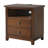2 Drawers Solid Wood Construction Nightstand With Storage and Open Shelf, Built-In 2 Power Outlets, 1 USB Port, And 1 Type C Port-2138970872