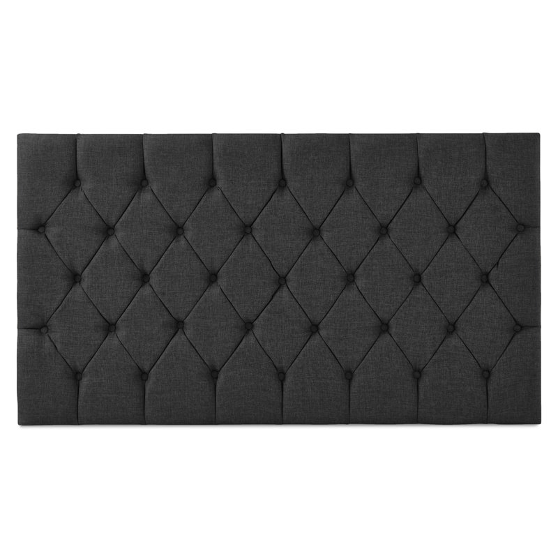Bretz Upholstered Headboard, Double (4'6), Charcoal