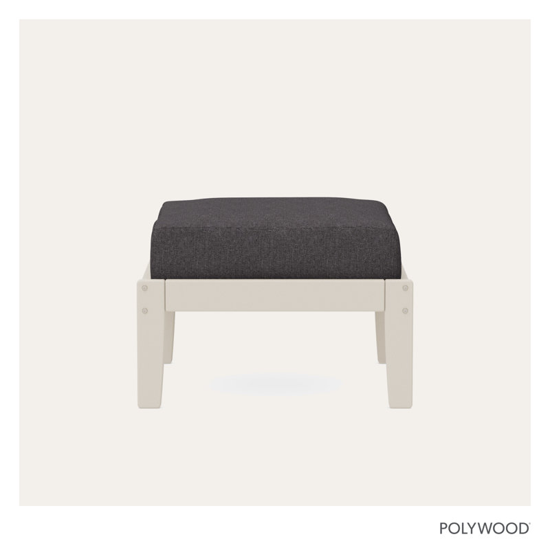 Repose-pieds Braxton, Structure sable / coussin gris anthracite cendré
