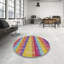 Tapis rose motif/orange/jaune-36197749
