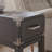 Beckett Solid + Manufactured Wood Side Table in Anthracite
