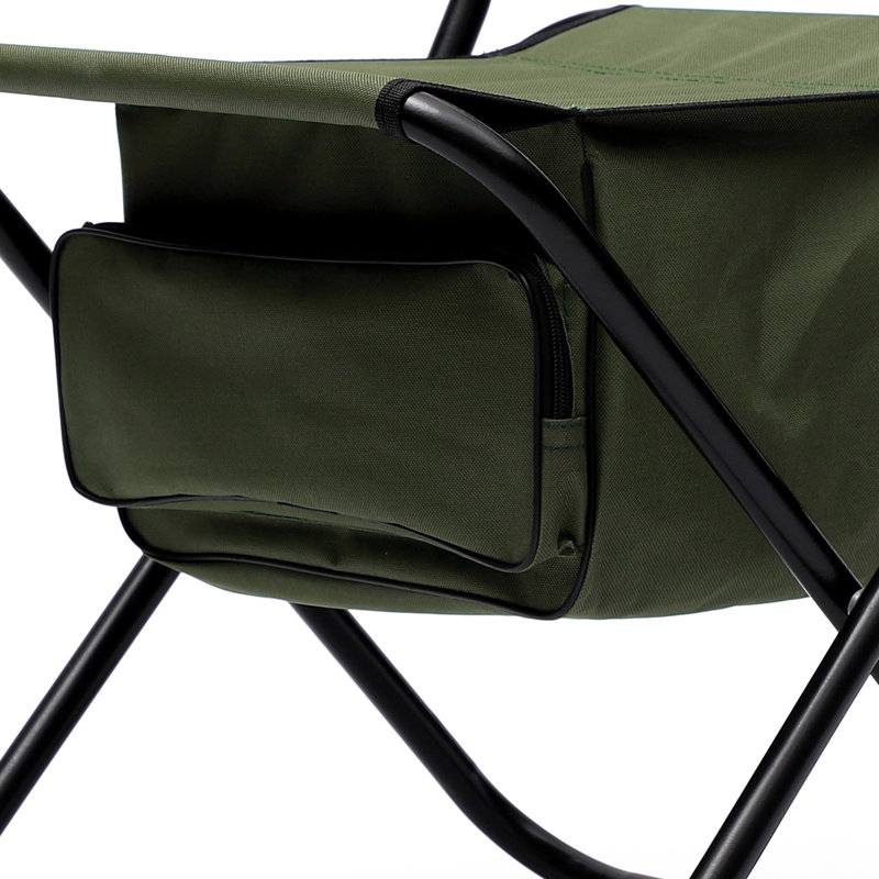 Chaise pliante en acier Oxford, Vert