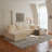133.86" Cloud Modular Sectional Sofa With 1 Ottoman