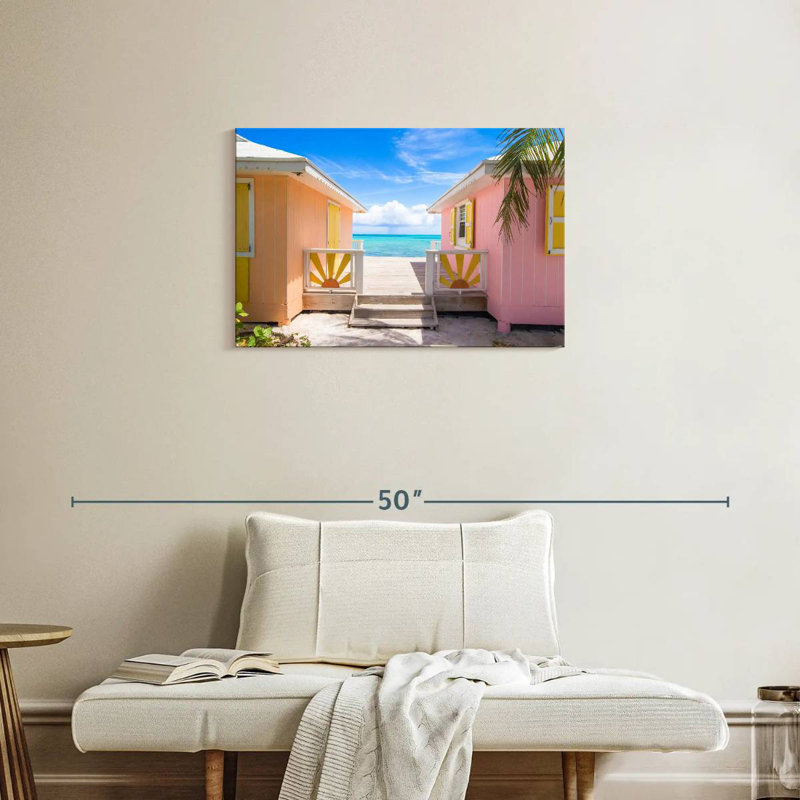 Gillard Pastel Gillard Houses, 20" H x 30" W