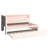 Upholstered Twin Size Platform Bed With USB Ports And LED Belt, With Trundle-1233432161