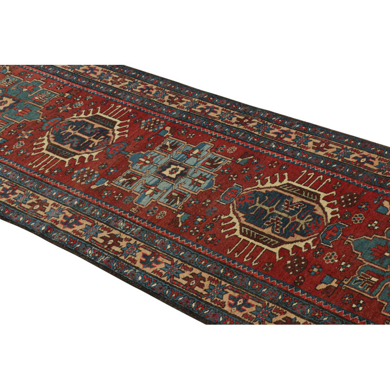 One-of-a-Kind 3'x11'4” Hand Knotted Area Rug