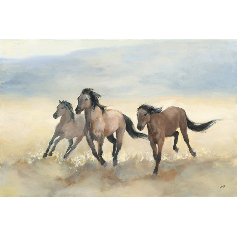 Mustangs sauvages, H 32 po x l 48 po