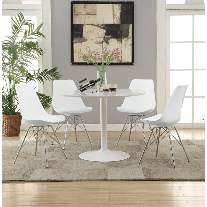 Chaise d'appoint Slade, Blanc