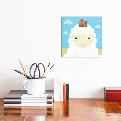 Barn Buddies III by Moira Hershey - Wrapped Canvas Gallery-Wrapped Canvas Giclée