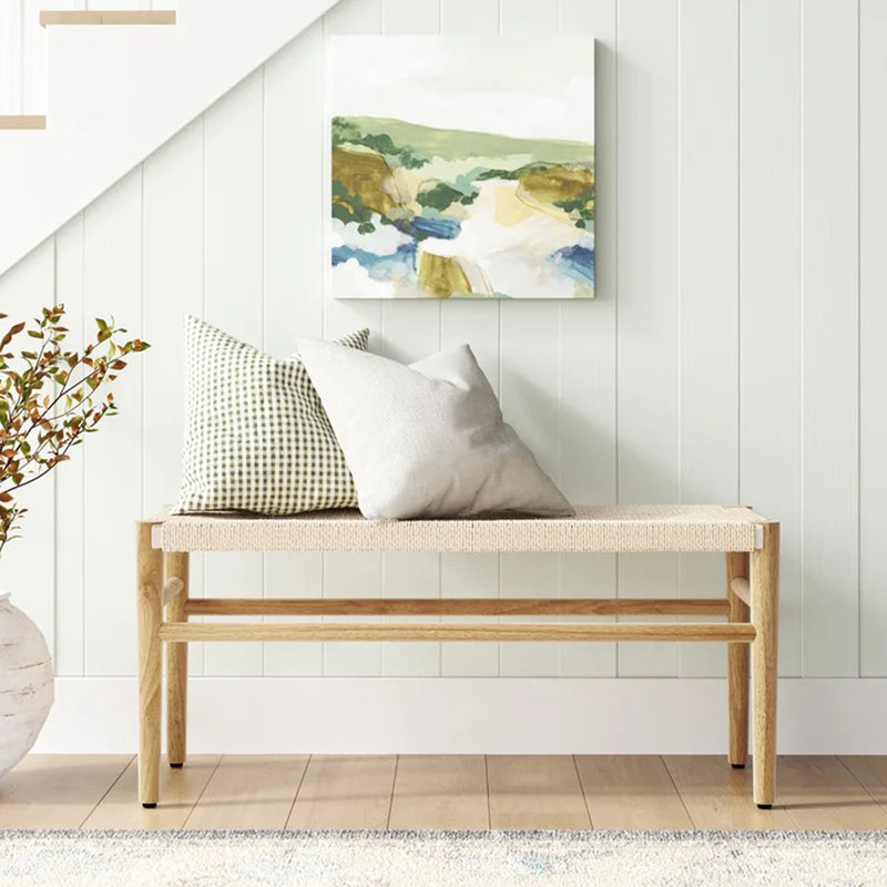 Hertson Solid Wood Dining, Entryway Bench
