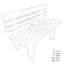 Arban Plastic Outdoor Bench-1596577943