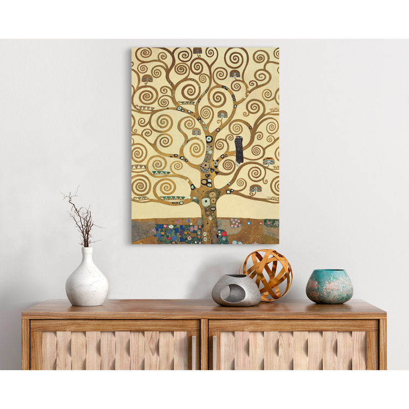 “The Tree Of Life” by Gustav Klimt - Wrapped Canvas Painting, 70cm H x 50cm W x 4cm D