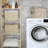 3-pack Rope Storage Baskets - Medium-large Rectangular Woven Cotton Baskets With Handles, Foldable Decorative Storage Bins For Toys, Books, Towels, Clothes, Nursery & Closet (classic Solid Color)