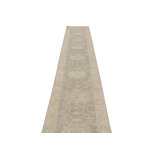 Distressed Homage Hand Knotted Floral Area Rug