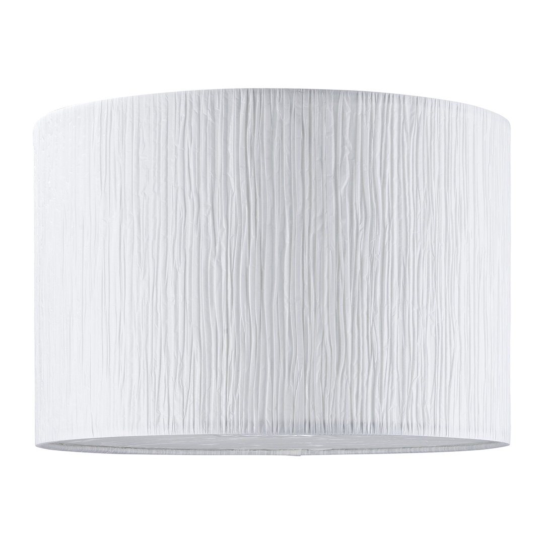20cm H Paper Drum Pendant Shade ( Screw On ) in White