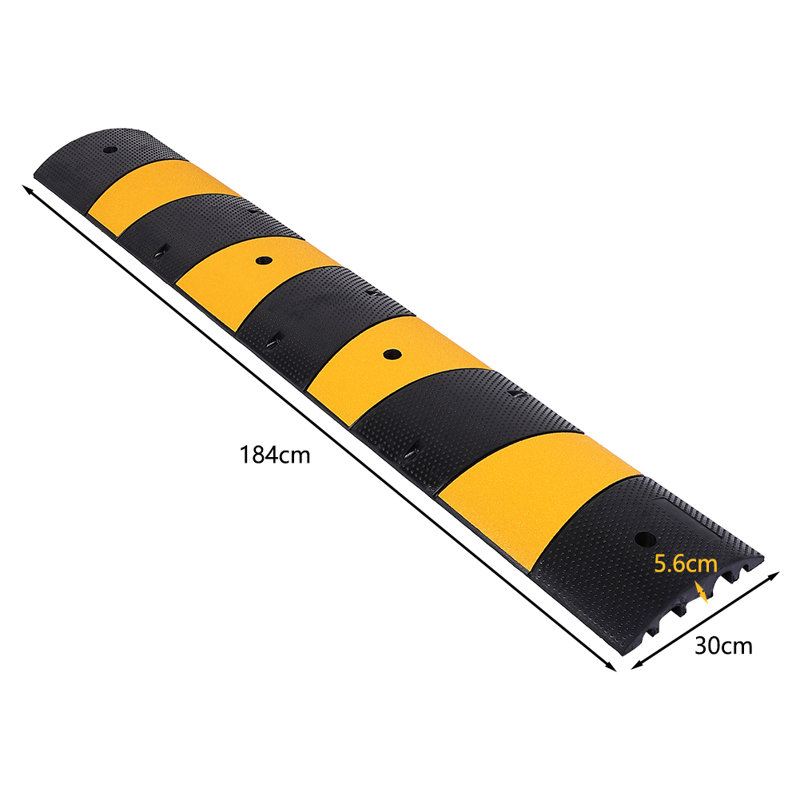 FDFK Rubber 72.4'' L Modular Ramp
