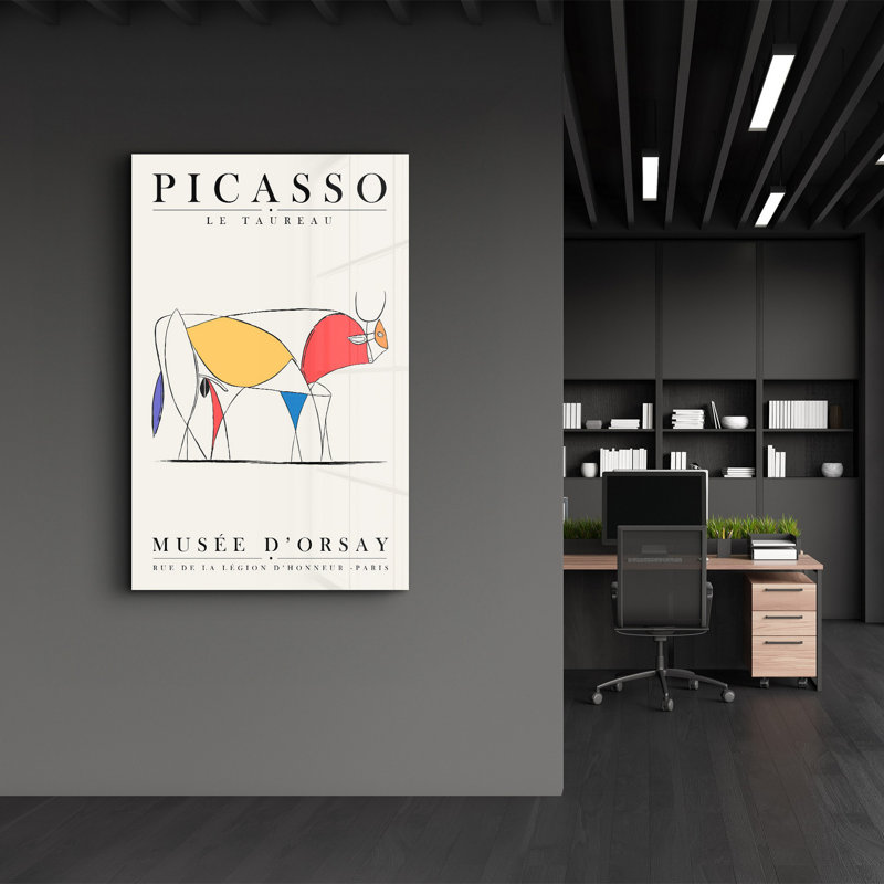 Elegant Tempered Glass Wall Art Painting, 18.1 x 28.3 inches | 100% Tempered Glass, Thickness: 0.16 inches | UV Printed for Vibrant Colors & Durability | Perfect for Home Decor & Modern Aesthetics