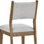 Chaises d'appoint en chêne avec tissu