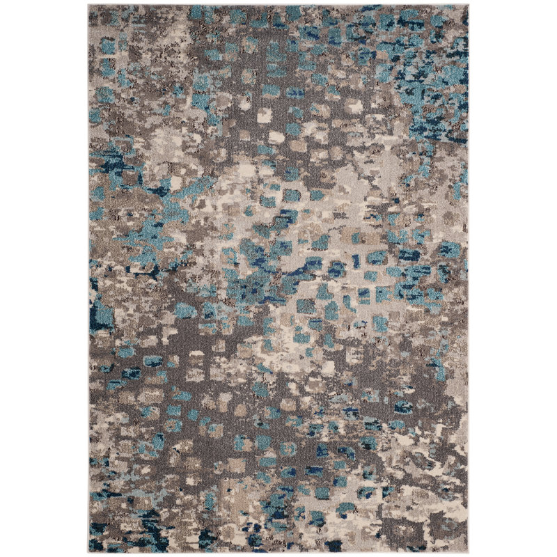 Medellin Abstract Area Rug, Rectangle 155 x 231 cm