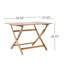 Table pliable Positano 43,5 po-129492986