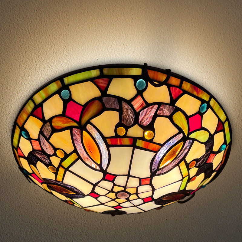 Plafonnier encastré Tiffany