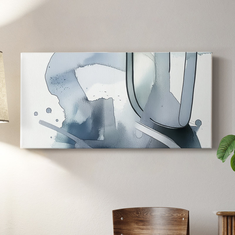 Abstract Series 8 #LV-Gallery Wrapped Canvas, 16" H x 32" W