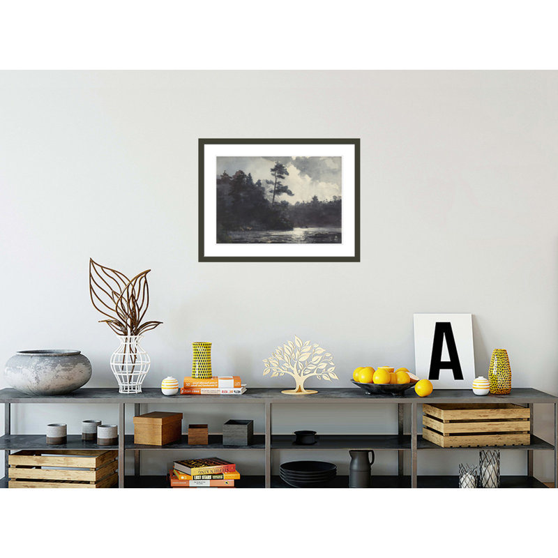«Adirondack Lake» par le service des médias numériques, impression giclée encadrée, H 22,48 po x l 29,5 po
