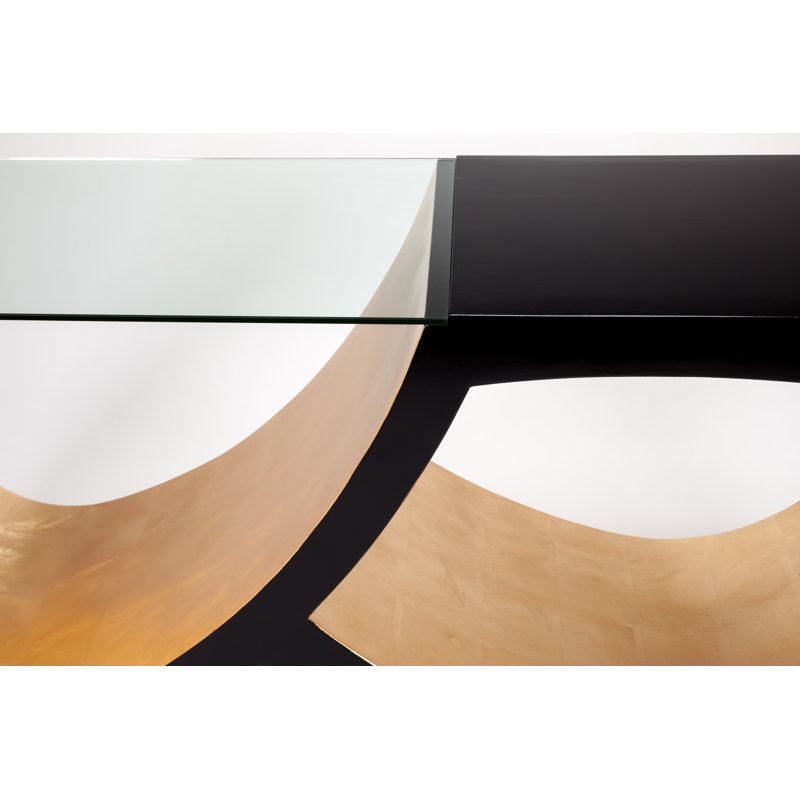 65'' W Glass Console Table