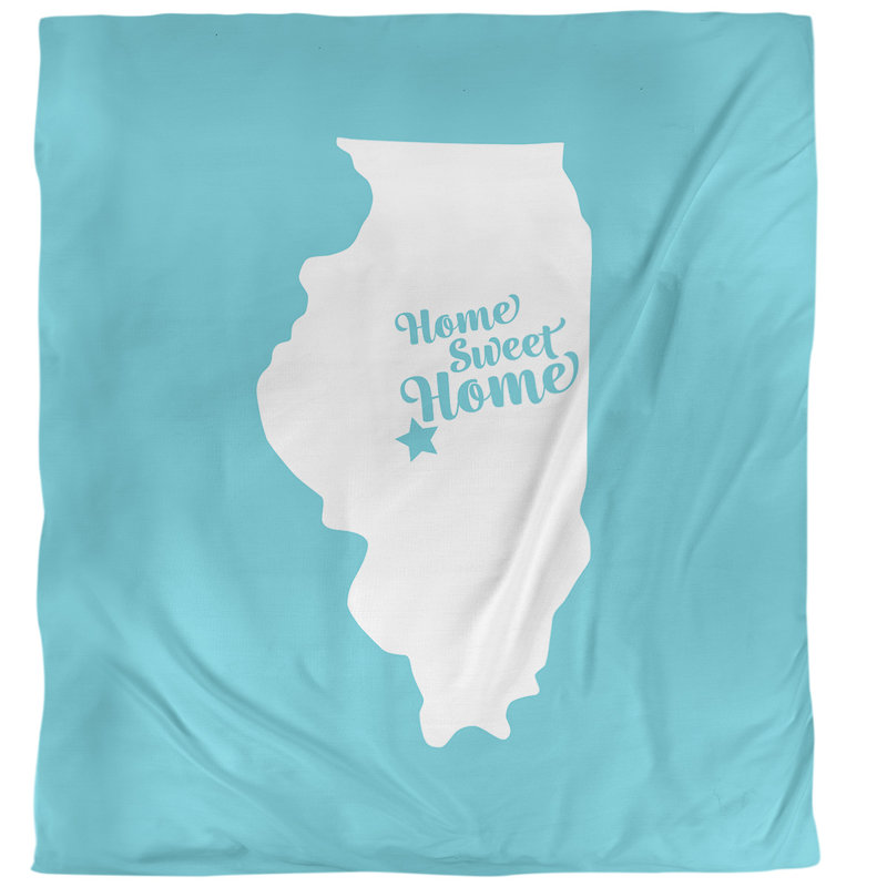 Housse de couette simple douce il pour la maison il Springfield, Microfibre, Housse de couette simple TG, Bleu sarcelle