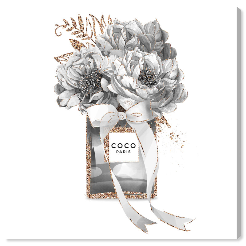 Fleurs pour ses parfums - Impression sur toile, Toile tendue, H 24 po x l 24 po