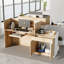 Bureau de 87,2 po de large avec support pour imprimante et rangement