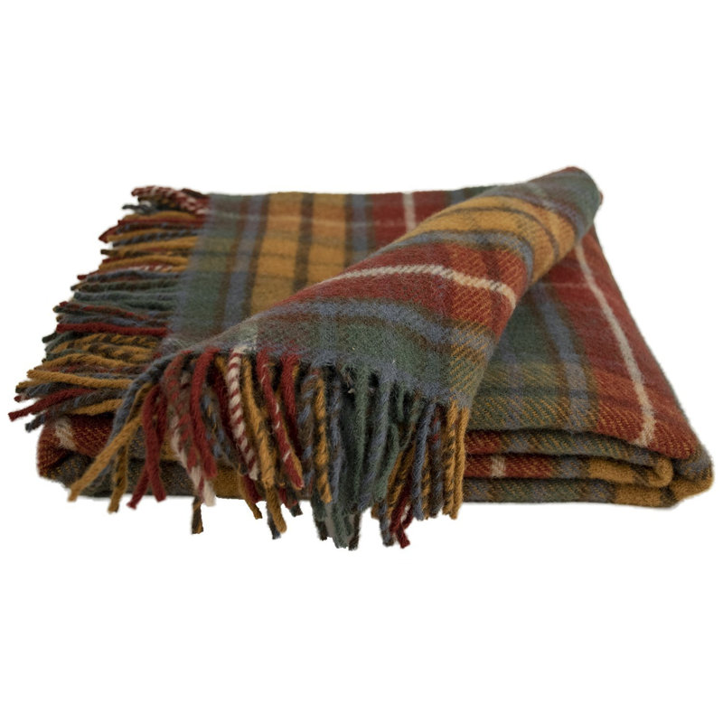 Jeté en laine highland Snio, Buchanan antique