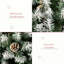 Sapin de Noël artificiel enneigé 6 pi avec branches réalistes, 61 pommes de pin et 800 pointes