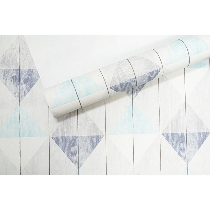 Aubren 10m x 53cm Textured Matte Wallpaper Roll