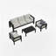 Ensemble de conversation de patio en aluminium 4 pièces-124920113-124920115