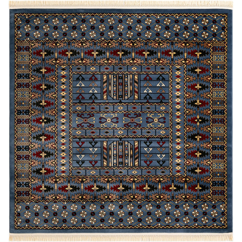  Sajur Tekke Rug, Square 7'10"