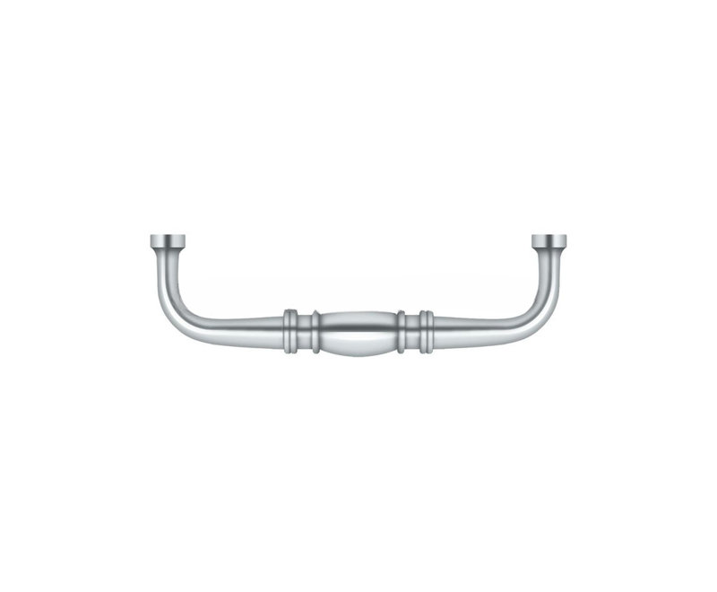 Colonial Bar / Handle Pull, Polished Chrome