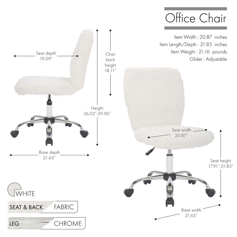 Task Chair, White