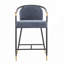 Ensemble de tabourets de comptoir de 26 pouces de hauteur avec structure en métal durable, parfait pour les cuisines et les bars modernes-635954026