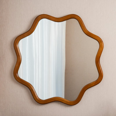 Miroir mural Wave et Petal Contour