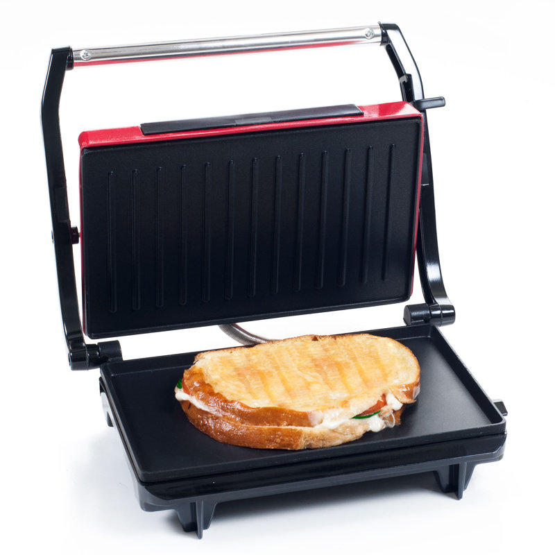 Chef Buddy 10'' Non Stick Electric Grill Sandwich Maker