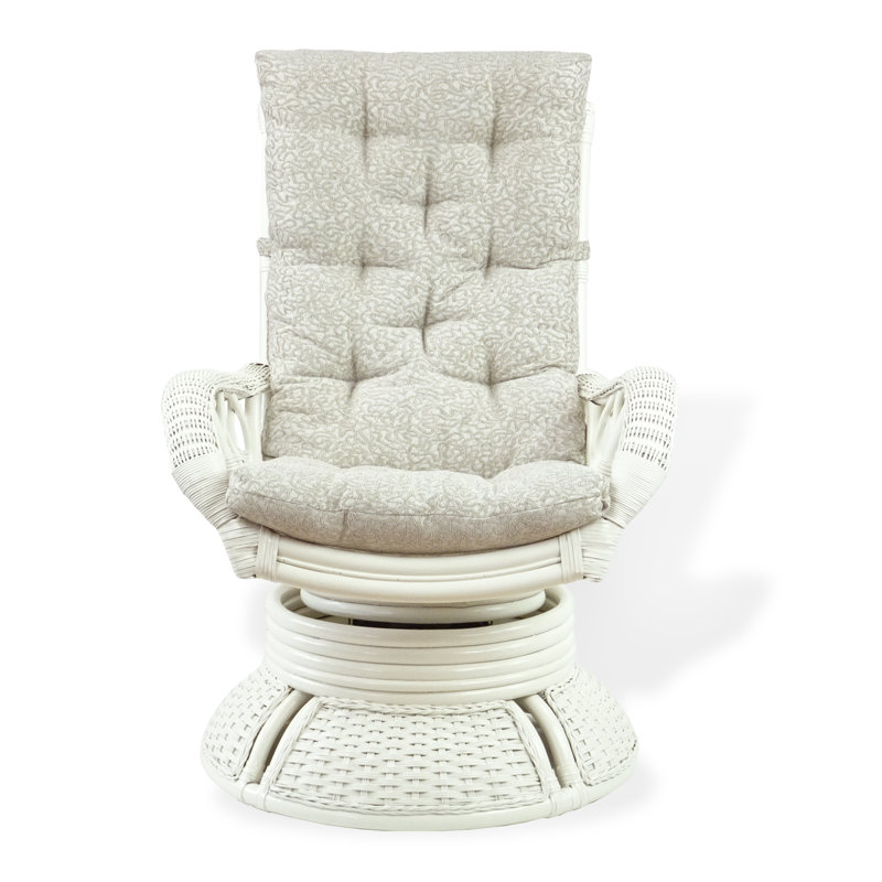 Méridienne pivotante 26,5 po Jeremias, Blanc
