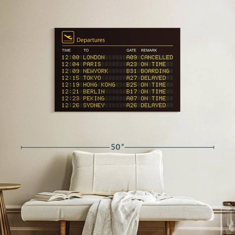 Impression sur toile, H 26 po x l 39 po x P 1,25 po