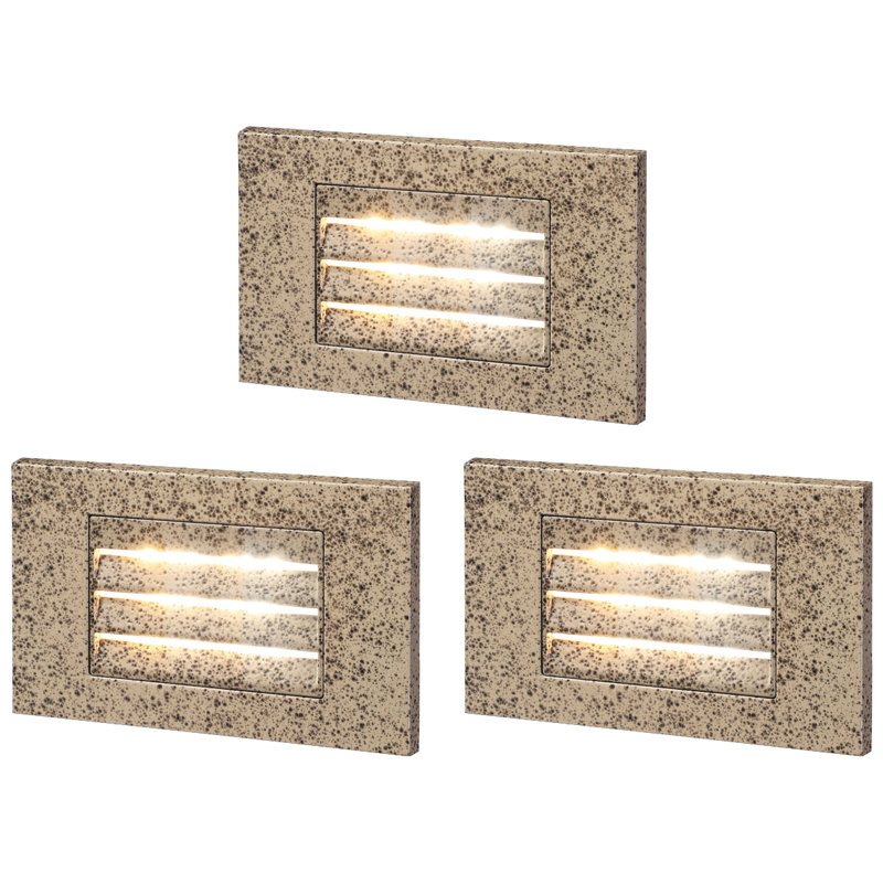 Lodestone Magnetic LED Step Light, Dimmable Anti-Glare Indoor Stair Light, Horizontal, Pebble Gray