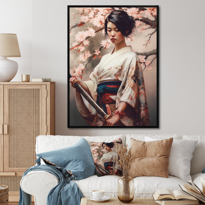 Samurai Beauty, reproduction d'art sur toile