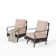 Rocking Patio Lounge Chairs With Cushions(Set Of 2)