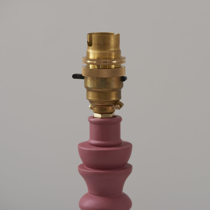 Bibury 27.2cm Table Lamp Base, Pink