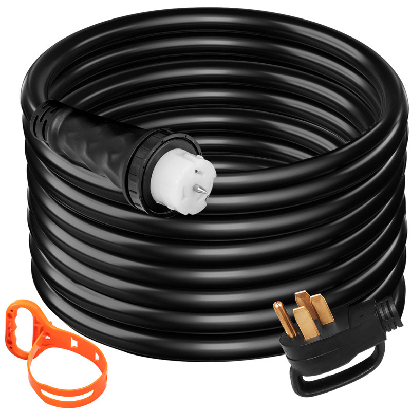 0Ft 50 Amp Generator Extension Cord STW 6/3 + 8/1 Generator Cord 125V 250V Generator Power Cord N14-50P & SS2-50R & CS6364 Twist Lock Connectors