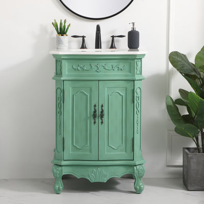 Lunette 24'' Single Bathroom Vanity with Top